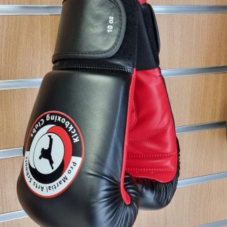 PMAS Club PU Boxing Gloves Black & Red