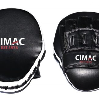 T-Sport Leather Focus Mitts - Black/ White